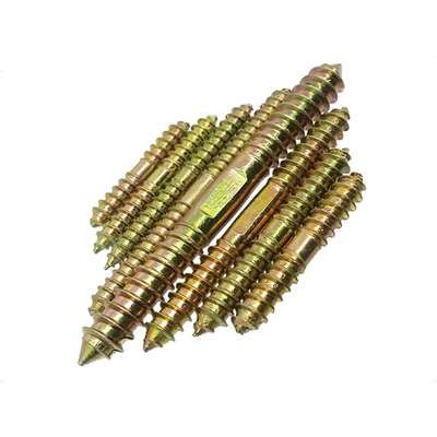 双头尖牙杆自攻粗牙杆拐杖楼梯螺丝